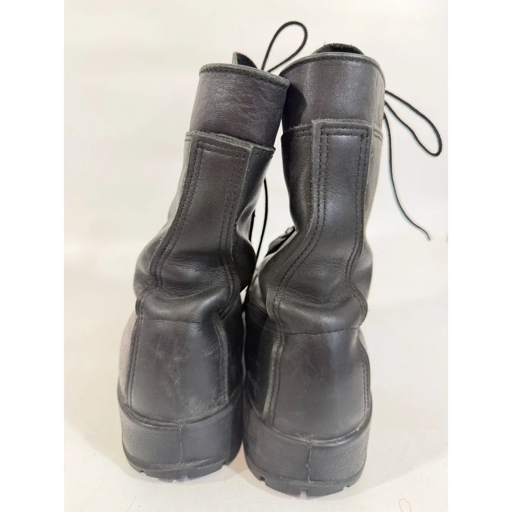 Belleville 360ST Mens Steel Toe Combat Boots Black Leather Vibram Sole 10.5 M